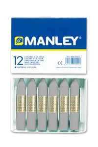 C/12 CERAS MANLEY UNICOLOR Nº72 GRIS