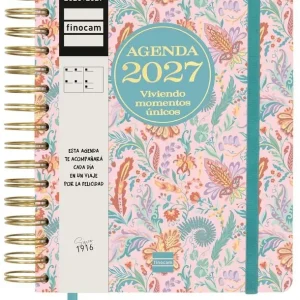 AGENDA ESCOLAR 26-27 4º SVH 16M VITAE ROSA ESPIRAL