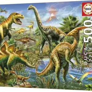 PUZZLE 500 PIEZAS PATIO JURASICO