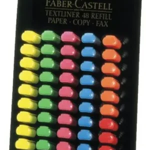 Exp 60 marcador fluorescente textliner 48 colores surtidos faber-castell