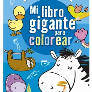 Mi libro gigante para colorear 2 (Azul) AA.VV. 2025