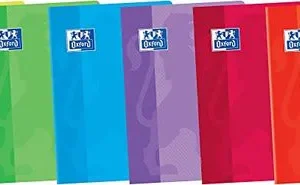 Paq/10 libretas a4 48h 90g. 1 horizontal c/m colores surtidos oxford classic