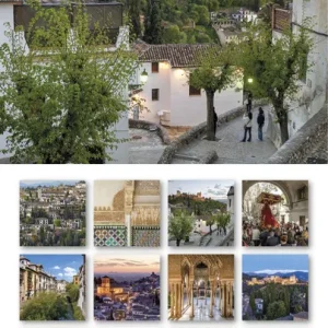 Cal. 2026 Pared (30x30 cm) Granada y la Alhambra AA.VV. 2025