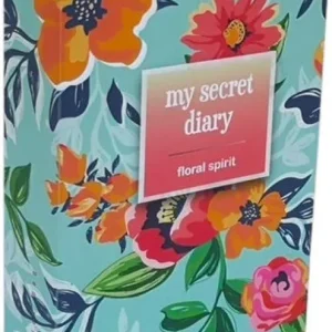 Caja fuerte con combinación y forma de libro floral spirit