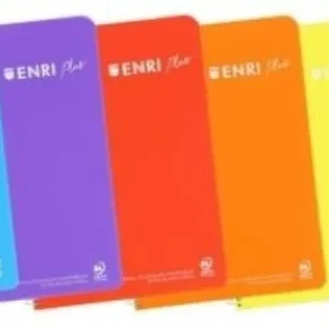 Paq/5 cuaderno espiral fº 80h 90g cuadricula 3x3 c/m enri plus tapa plastico