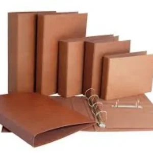 CARPETA Fº APAISADO 2 ANILLAS 40MM CARTON CUERO