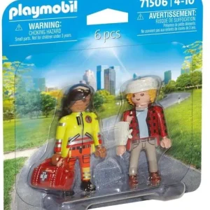 DUOPACK PARAMEDICO CON PACIENTE PLAYMOBIL