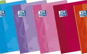 Paq/10 libretas a4 48h 90g. liso colores surtidos oxford classic