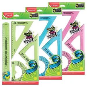 Estuche de dibujo 4 piezas twist'n flex colores surtidos