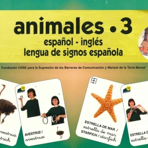 ANIMALES 3 ESPAÑOL INGLES LENGUA DE SIGNOS ESPAÑOLA VV.AA. 2015