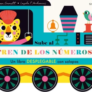Sube al tren de los números. Un libro acordeón con solapas Arrhenius, Ingela P. 2024