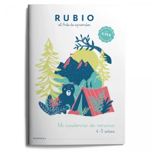 MI CUADERNO DE VERANO RUBIO 4-5 AÑOS AA.VV. 2021