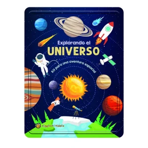 Explorando el Universo (Lata+Stickers brillan oscuridad) AA.VV. 2025