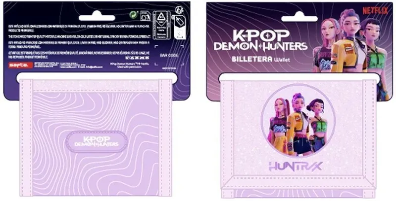 BILLETERA K-POP Demon Hunters - ICONIC 12,5x9,5x1cm