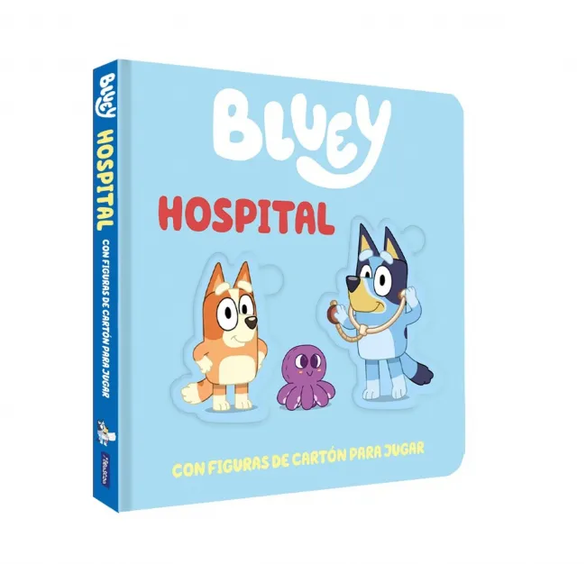 Bluey. Libro juguete - Hospital. Libro de cartón con figuras extraíbles para jugar 2026