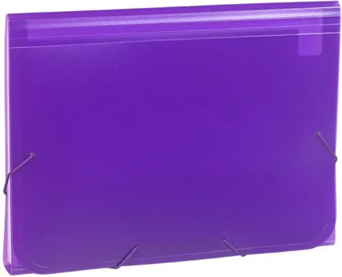 Carpeta fuelle fº 13 departamentos violeta polipropileno