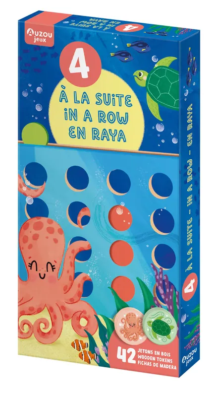 Cuatro en raya. Juego de madera AA.VV. 2025