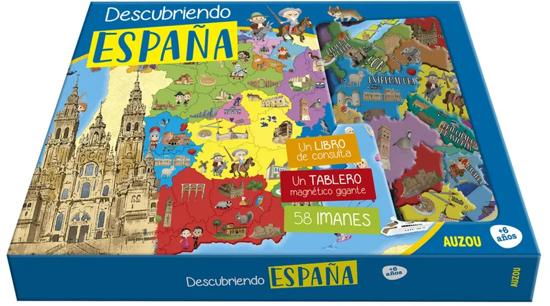 Descubriendo España - Atlas tablero magnético GIL, CARMEN 2023