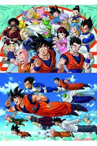 DRAGON BALL PUZZLE 2X100 PIEZAS