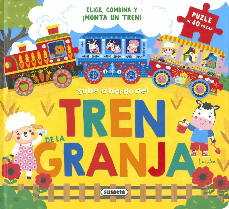 El tren de la granja Susaeta Ediciones 2025