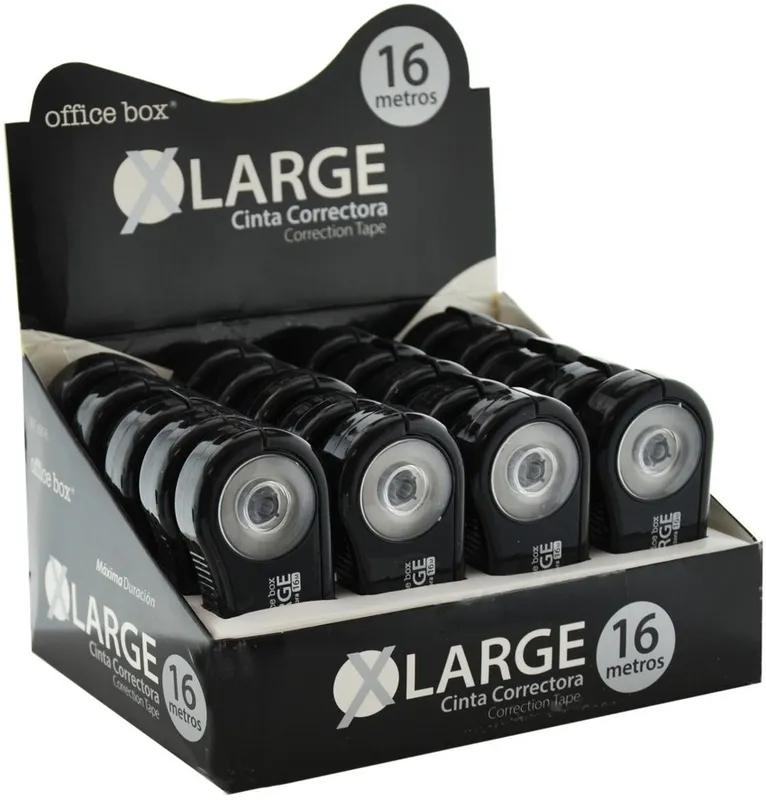 EXP 20 CINTA CORRECTORA 5MMX16M BLACK OFFICE BOX
