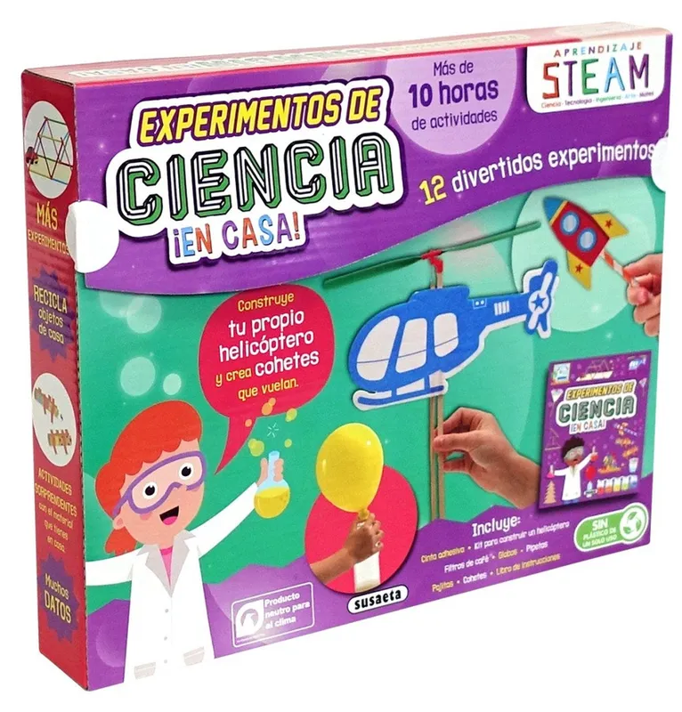 Experimentos de ciencia en casa 2026