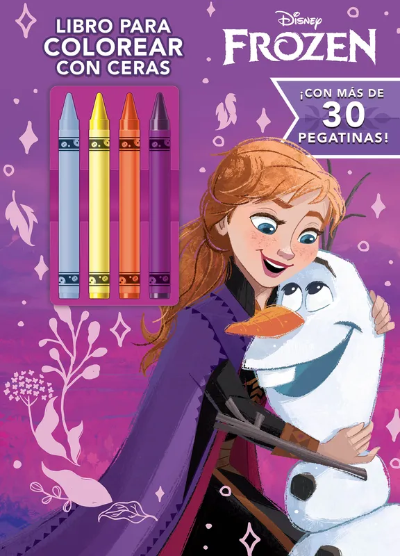 Frozen. Libro para colorear con ceras Disney 2023