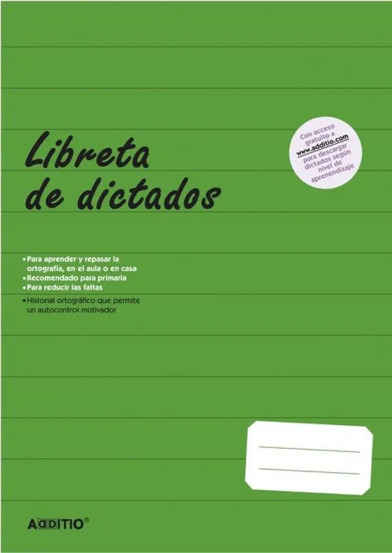 LIBRETA DE DICTADOS PRIMARIA A4 64H