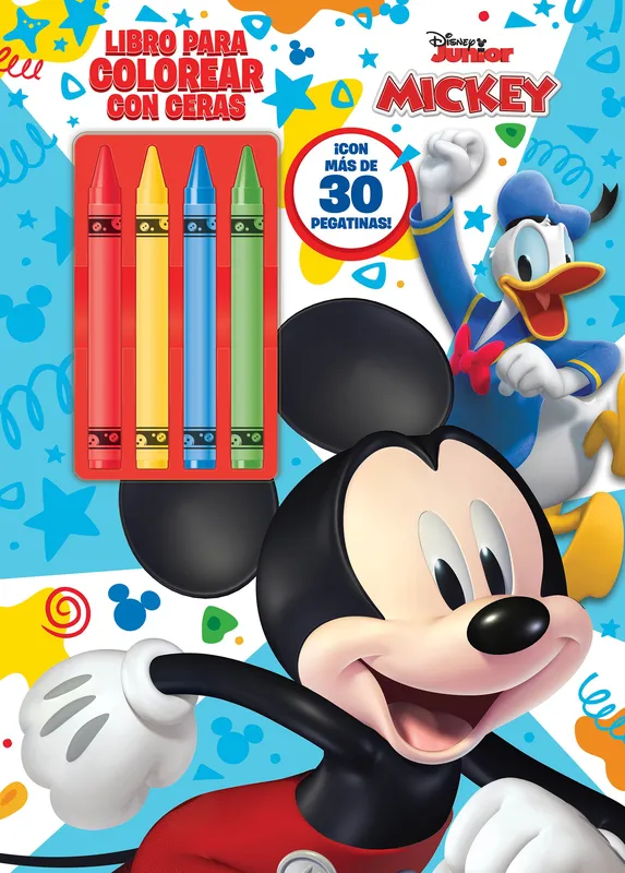 Mickey. Libro para colorear con ceras Disney 2023
