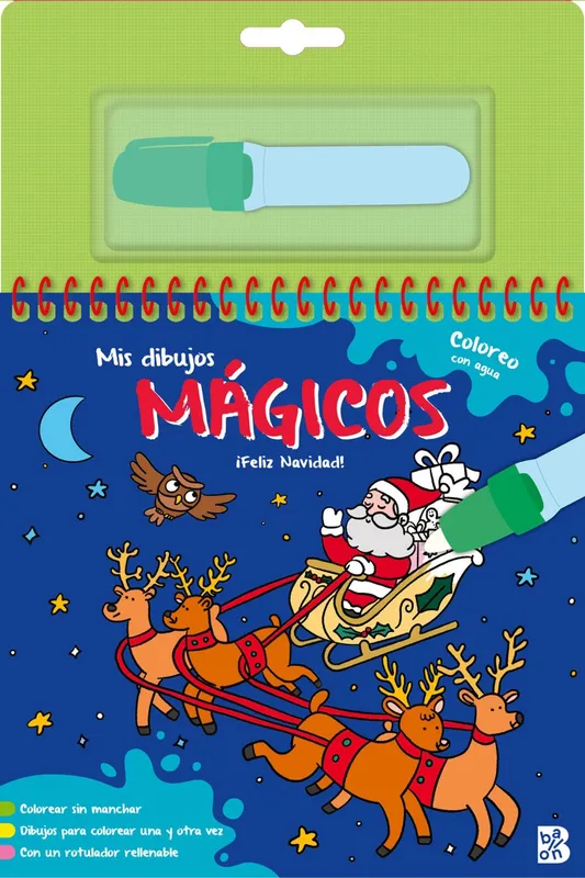 MIS DIBUJOS MAGICOS - COLOREO CON AGUA - íFELIZ NAVIDAD! 2026
