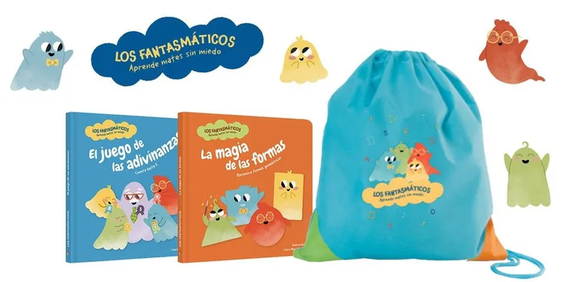 Pack Los Fantasmáticos: 2 divertidos cuentos + mochila infantil de regalo 2026