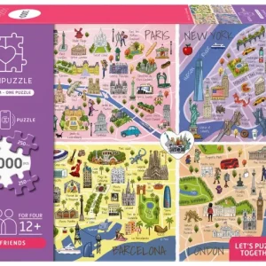 CITYTRIPS TEAMPUZZLE FOR FRIENDS 250-250-250-250 PIEZAS