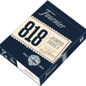 Baraja poker (55 naipes) nº818 estuche carton 2 indices gigantes