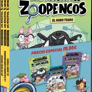 Pack Aprende a leer con... ¡Los Detectives Zoopencos! 7, 8 y 9: En letra MAYÚSCU Benegas, Mar 2025