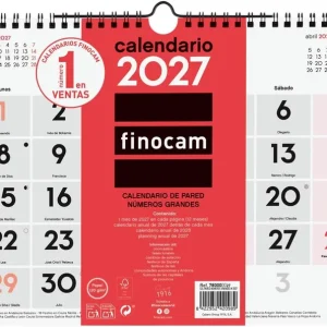 Calendarios pared numeros grandes m 2027 300x210mm
