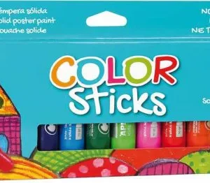 Estuche 12 tempera solida apli kids colores surtidos