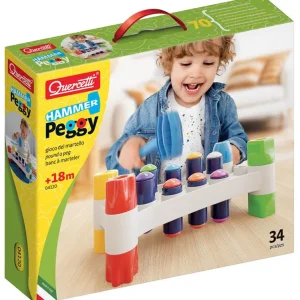 JUEGO PEGGY MARTILLO DIVERTIDO 34 PIEZAS
