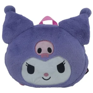 MOCHILA PELICHE CARA SANRIO KUROMI