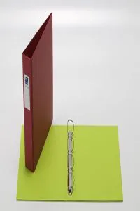 CARPETA Fº 4 ANILLAS 40 MM PVC NARANJA FUN COLOR