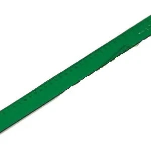 REGLA TECNICA 30CM METACRILATO VERDE GRADUADA