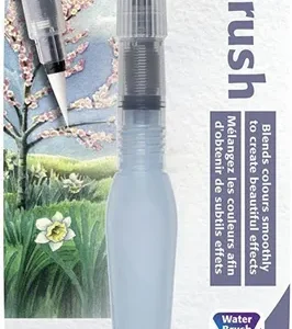 Pincel con depósito de agua pentel aquash brush punta media