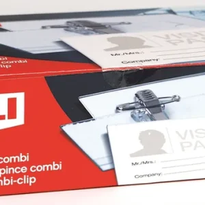 C/25 IDENTIFICADOR COMBI PINZA + AFILER 90X56 MM