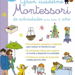 Gran cuaderno Montessori de actividades para todo el año Larousse Editorial 2024