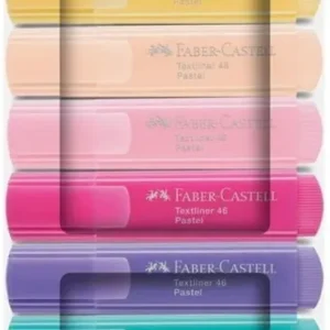 Estuche 8 marcadores fluorescentes textliner 46 pastel surtudo