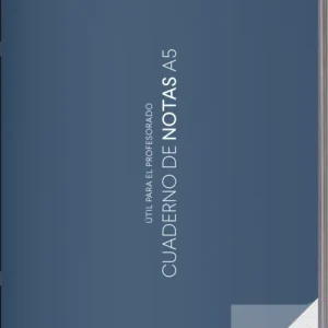 Cuaderno de notas a5 con plan del curso y evaluación continua