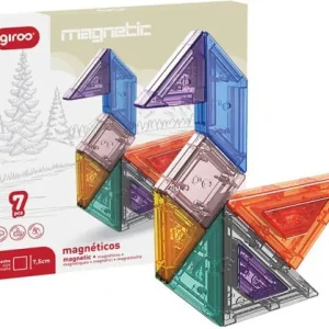 JUEGO DE MESA TANGRAM 7 FORMAS MAGNETICAS GIROS