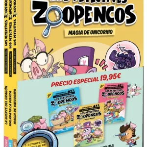 Pack Aprende a leer con... ¡Los Detectives Zoopencos! 4, 5 y 6: En letra MAYÚSCU Benegas, Mar 2025