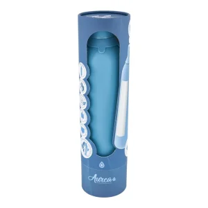 Botella lisa interior ceramico con 2 tapones 750ml azul petroleo
