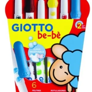 ESTUCHE 6 SUPER ROTULADORES GIOTTO-BE-BE COLORES SURTIDOS