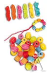 Set 45 perlas 5 modelos 6 lazos